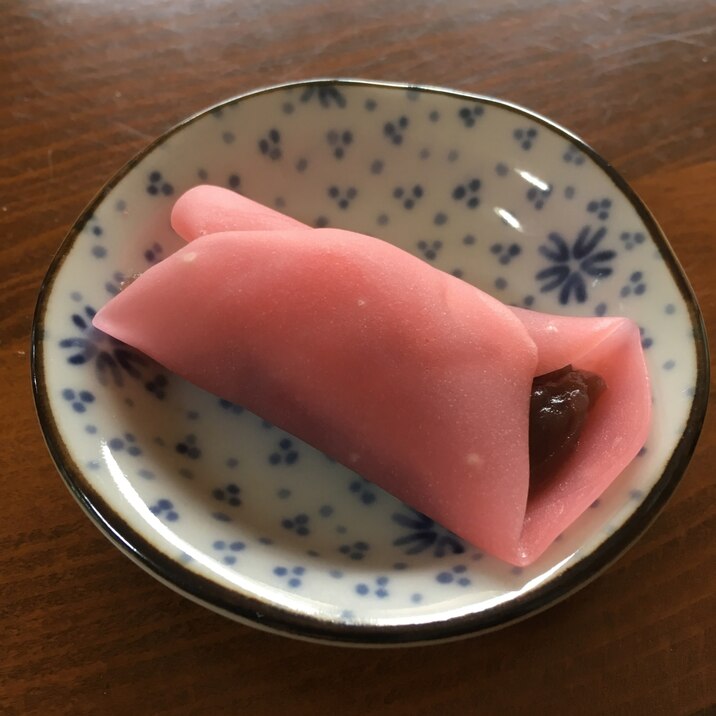 片栗粉で桜餅